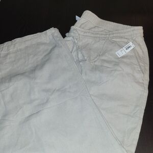 Old Navy Women's Beige Wide Leg Pants